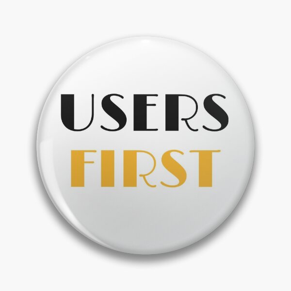 Item preview, Users first! designed and sold by UX/UI Shop.