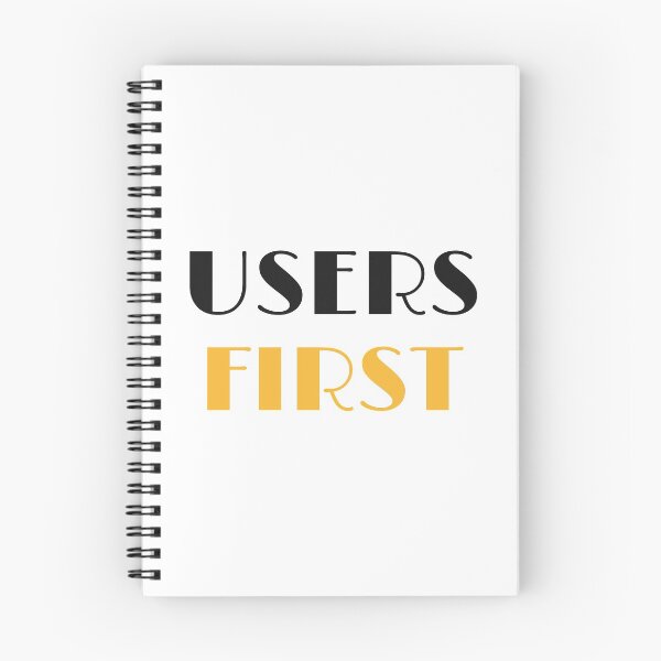 Item preview, Users first! designed and sold by UX/UI Shop.