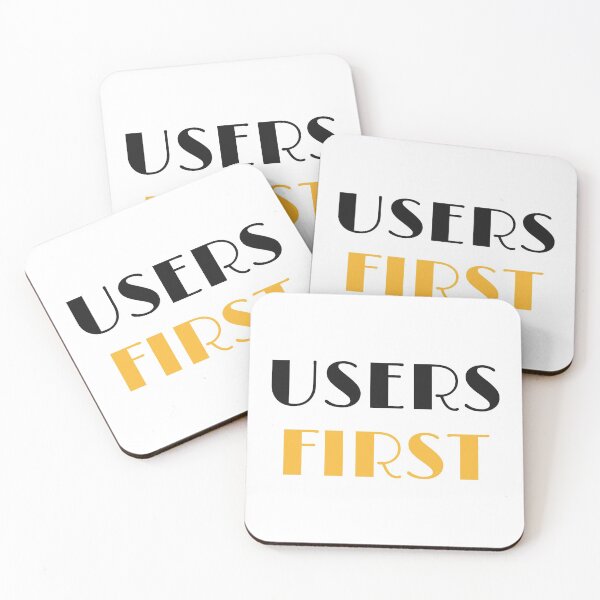 Item preview, Users first! designed and sold by UX/UI Shop.