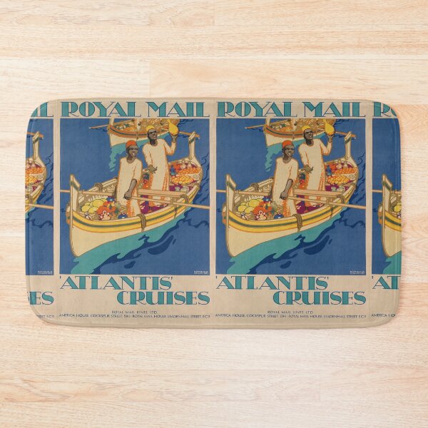 Item preview, Atlantis Cruises vintage travel poster designed and sold by stickart-marek.