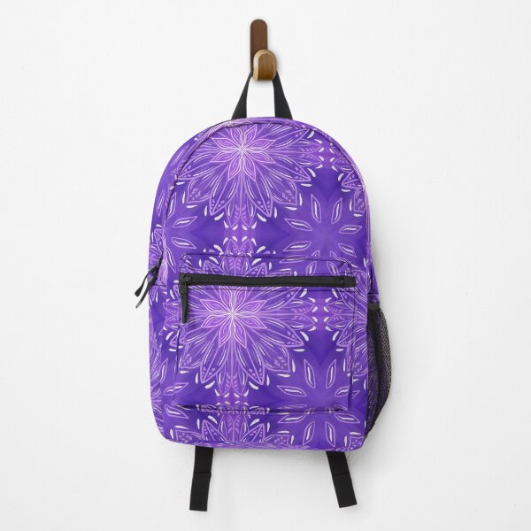 Item preview, Purple Abstract stars Mandala pattern designed and sold by Lozzie Eliza Designs.