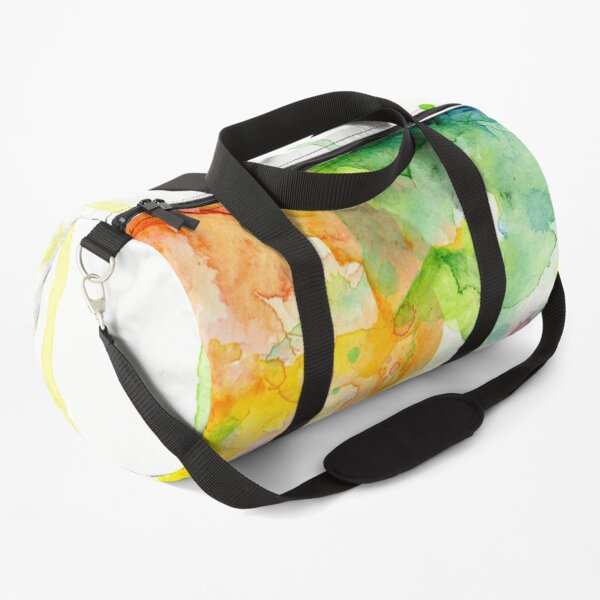 Watercolor Rainbow Duffle Bag