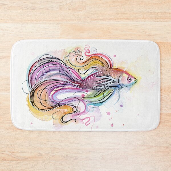Item preview, Beautiful Betta Fish Illustration designed and sold by Olga Shvartsur.