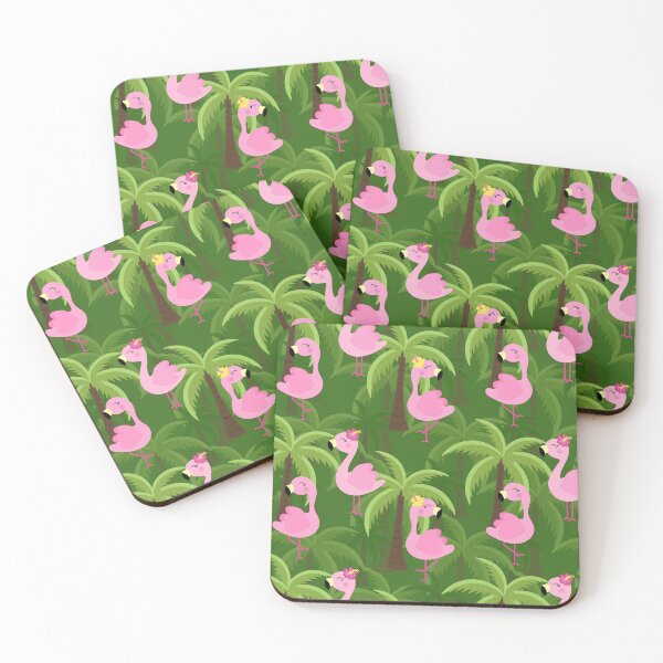 Item preview, Little Flamingos in the Forest designed and sold by jeannierose.