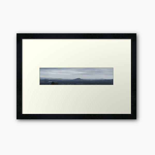Tuggeranong Hill View Framed Art Print