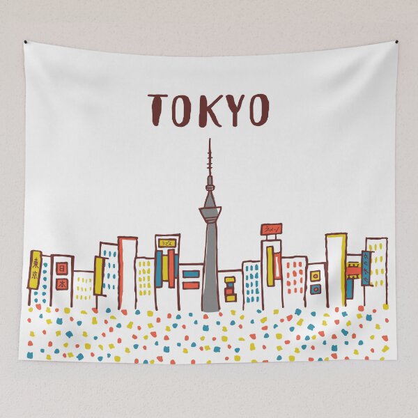 Item preview, Tokyo Skyline and Skytree designed and sold by Luciana Lakowsky.