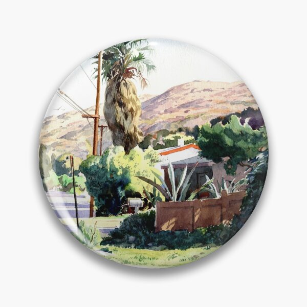 Artikelvorschau, Laguna Canyon Palme Aquarell entworfen und verkauft von John N. Stewart.