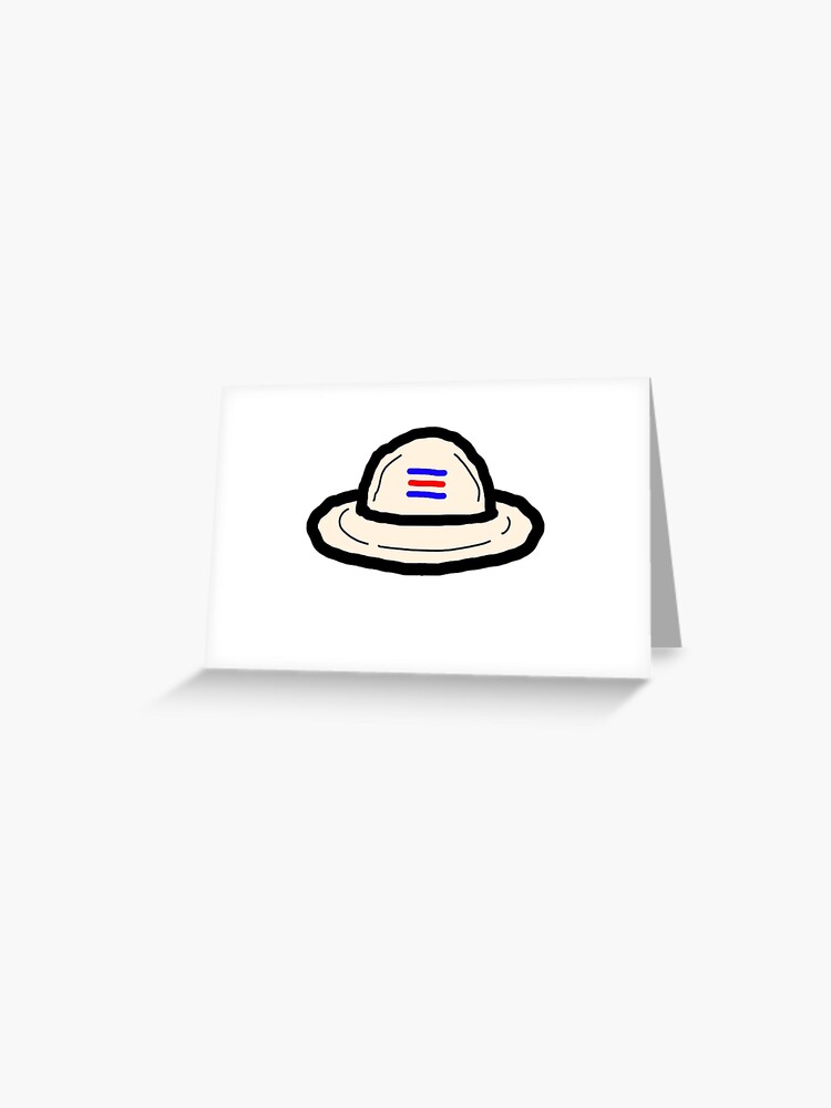Costa Rican hat chonete bucket hat pura vida  Greeting Card for