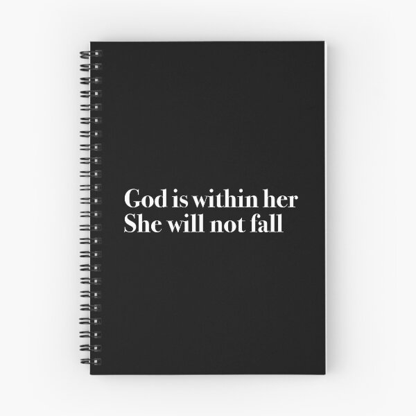 Item preview, God is within her  She will not fall designed and sold by corbrand.