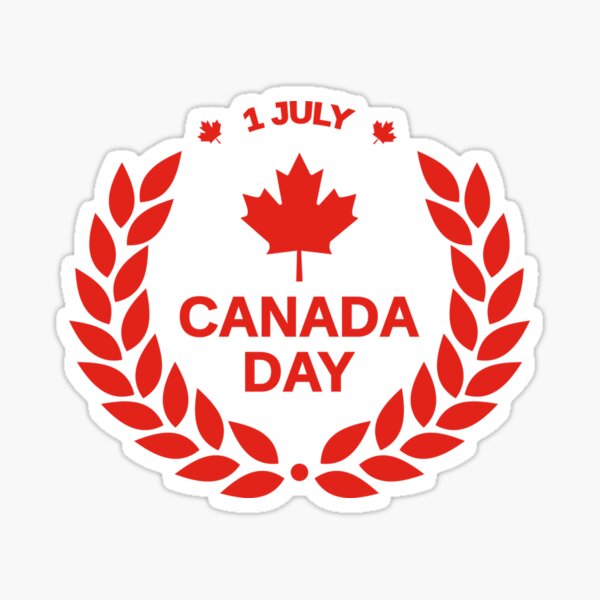 Canada day 1 JULY Best design in 2020 Sticker