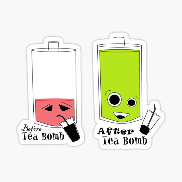 Herbalife Tea Bomb Energy Pegatina