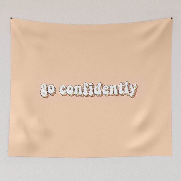 Item preview, Go Confidently Retro Orange designed and sold by Stickers by SoSrat.