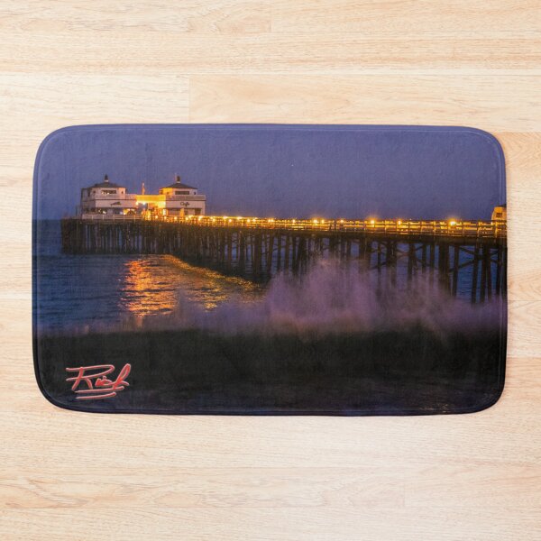 Item preview, Malibu Pier at Night Image by Rich AMeN Gill designed and sold by RichAMeNGill.