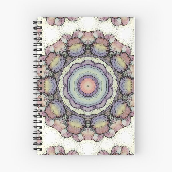 Item preview, abstract flowers kaleidoscope mandala designed and sold by MandalaFlowerArt.