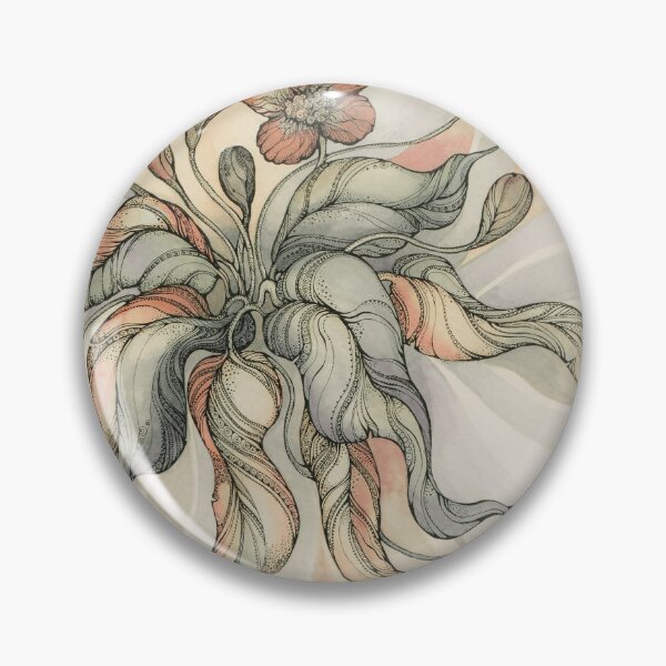Item preview, Vintage Bridal Bouquet.Hand drawn watercolor and ink drawing designed and sold by MandalaFlowerArt.