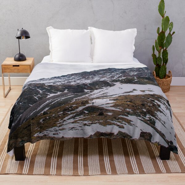 Item preview, Landscape of snowy mountains from a distance designed and sold by Carmen Jost.