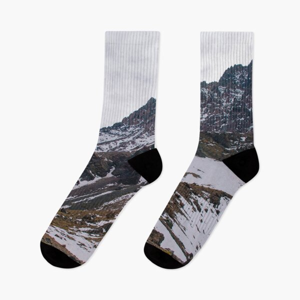 Item preview, Landscape of snowy mountains from a distance designed and sold by Carmen Jost.