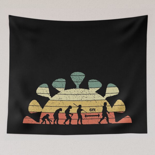 Item preview, Evolution Of Social Distancing Vintage designed and sold by d247.