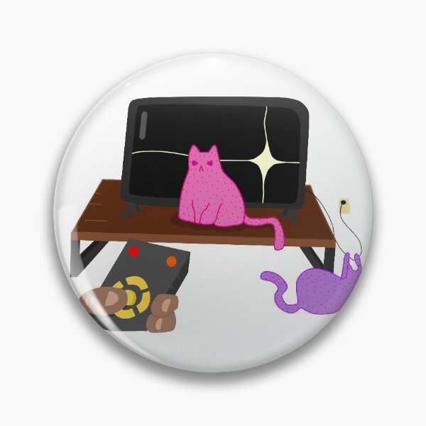 Item preview, Stubborn TV Cats designed and sold by daynamayday.
