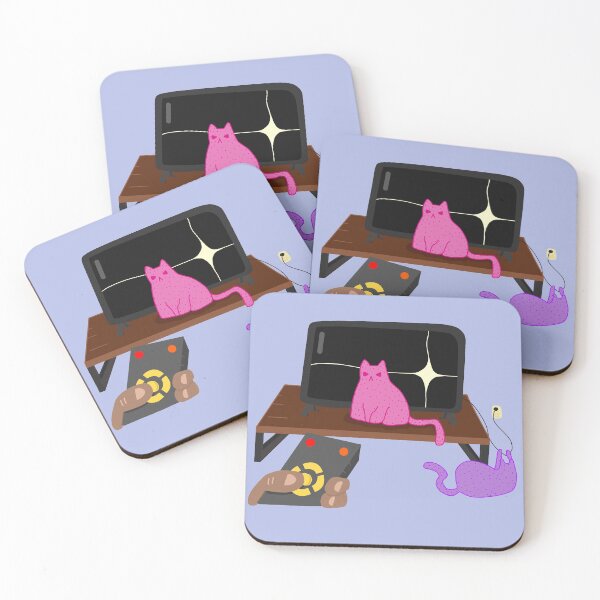 Item preview, Stubborn TV Cats designed and sold by daynamayday.