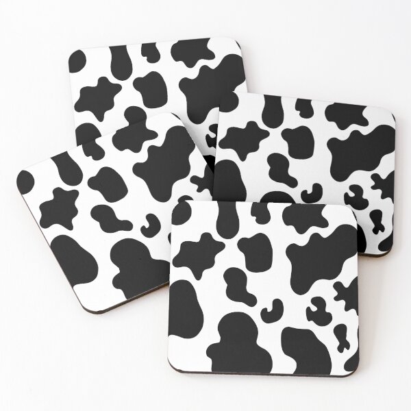 cow print Coasters (Set of 4)