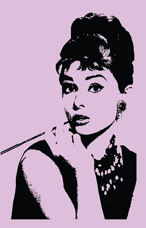 Audrey Hepburn Stencil: Gifts & Merchandise | Redbubble