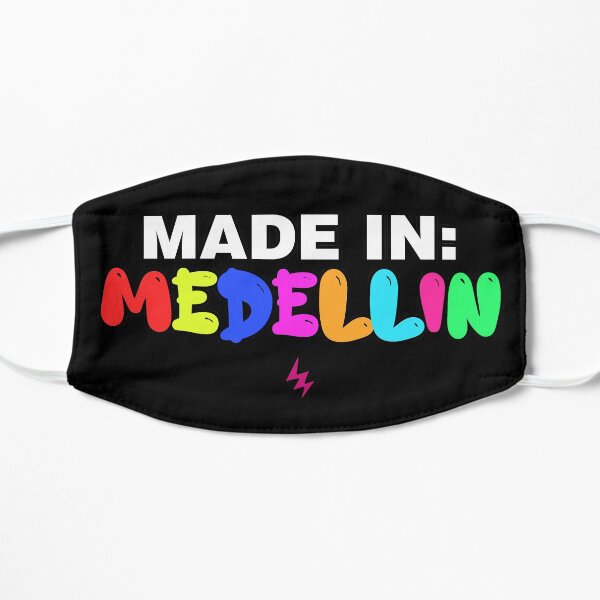 Hecho en medellin Mascarilla plana