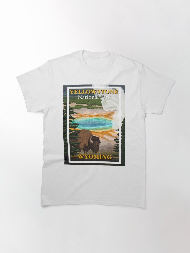 Discover Parc National De Yellowstone, Wyoming T-Shirt
