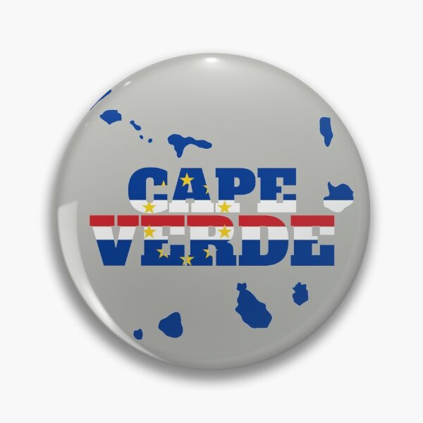 Item preview, Cape Verde flag map designed and sold by marosharaf.