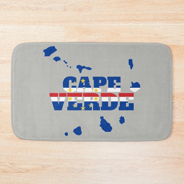 Item preview, Cape Verde flag map designed and sold by marosharaf.