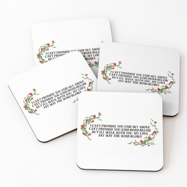 Item preview, Hadestown Lyric- Promises with Red Flower designed and sold by wertysydney2.