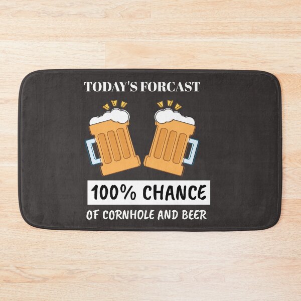 Item preview, Today's Forcast 100% Chance of cornhole and Beer  designed and sold by JobaBreezy.