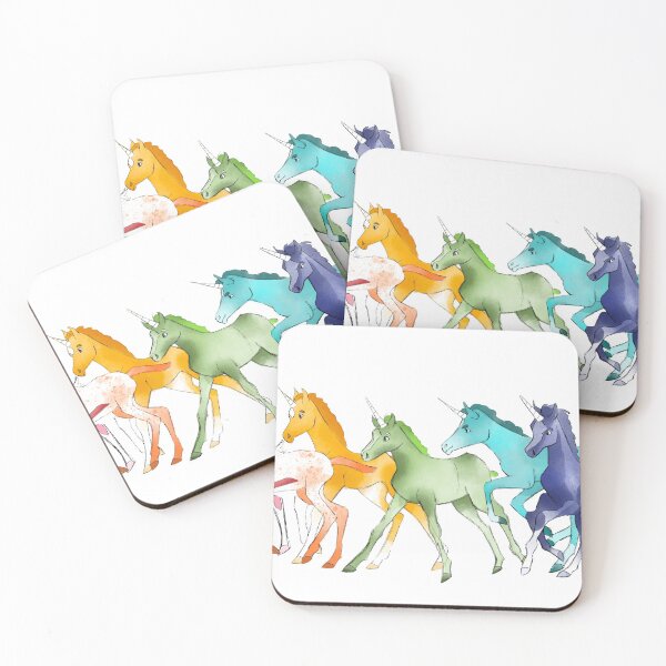 Item preview, Rainbow Unicorns designed and sold by bobillie.