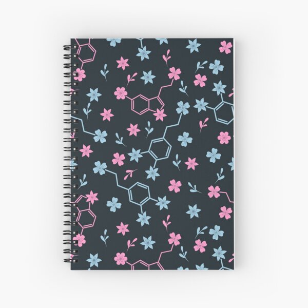 Aperçu de l'œuvre Motif floral de molécules de sérotonine et de dopamine créée et vendue par mrhighsky.