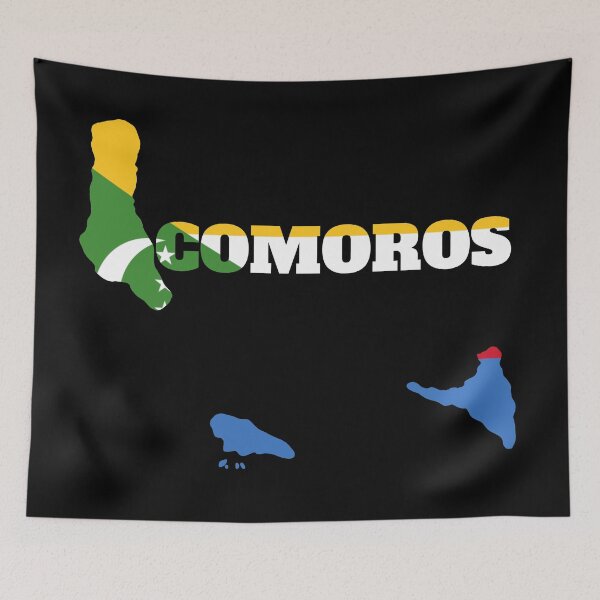 Item preview, Comoros Map Flag designed and sold by marosharaf.