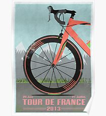 Tour De France Bike Poster