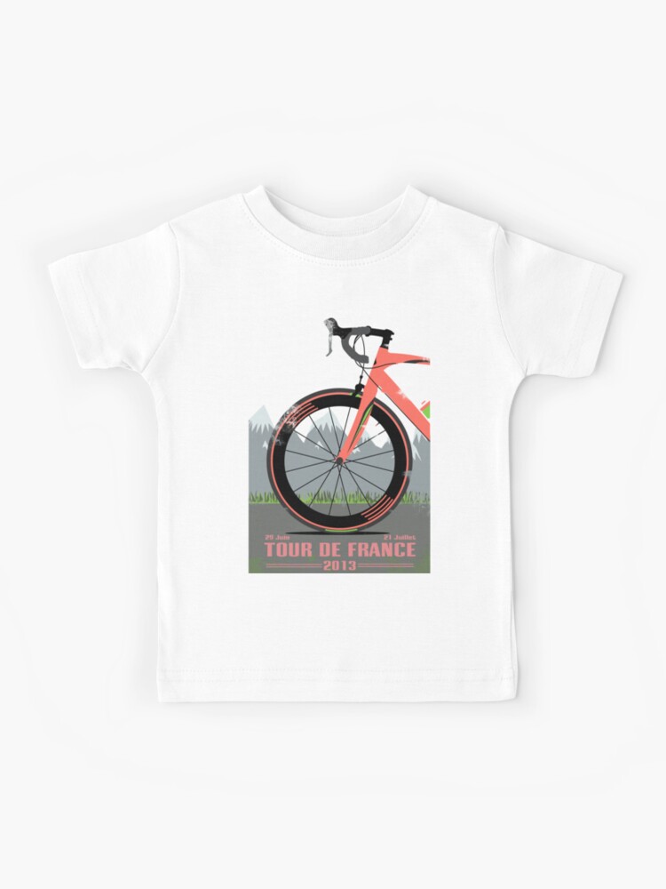 Tour De France Bike Kids T Shirt By Andyscullion Redbubble