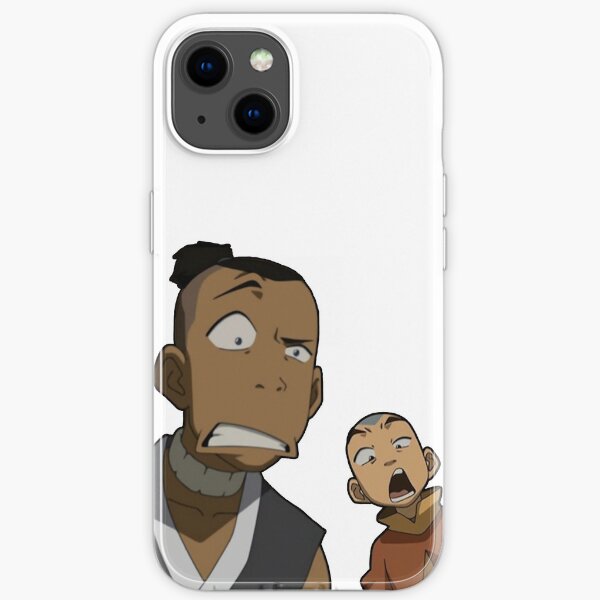 Sokka and Aang shocked Avatar iPhone Soft Case