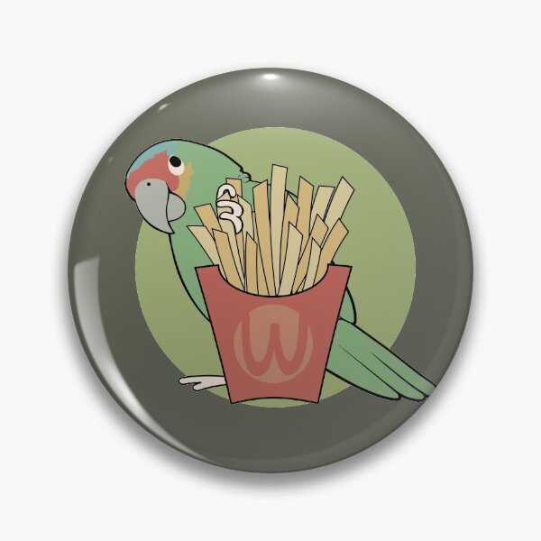 Item preview, Parrots Love French Fries designed and sold by DesignCats.