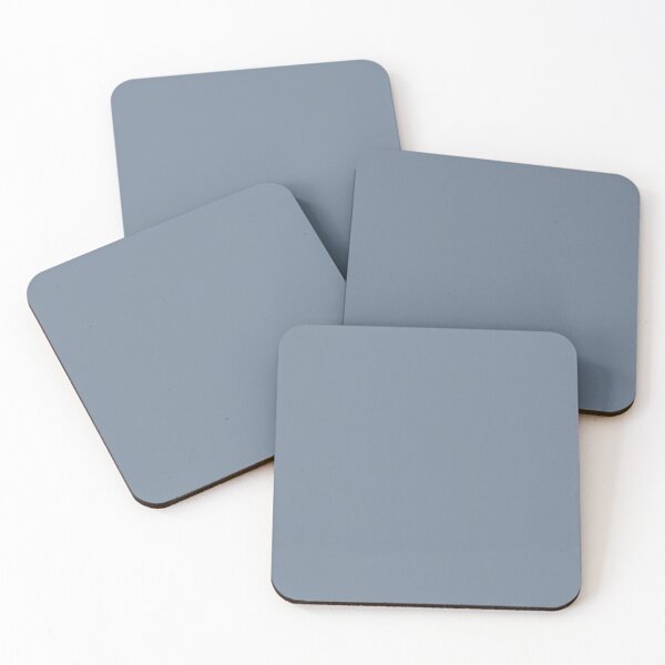 Item preview, PLAIN SOLID LIGHT SLATE GREY - SLATE GRAY - OVER 100 SHADES OF GREY AND SILVERS ON OZCUSHIONS designed and sold by ozcushions.
