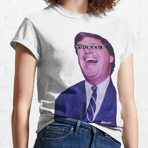 tucker carlson face t shirt
