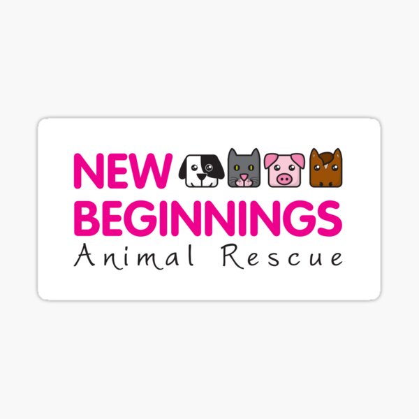 New Beginnings Logo Merch Sticker