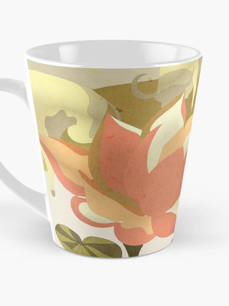 Thumbnail 3 of 4, Coffee Mug, LOTUS AND COW designed and sold by Rococodesigns.