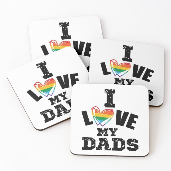 Item preview, I Love My Dads LGBTQ Pride designed and sold by Jandsgraphics.