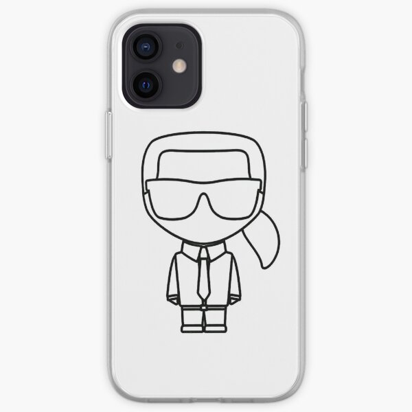 Karl lagerfeld black Line - édition 2021 Coque souple iPhone