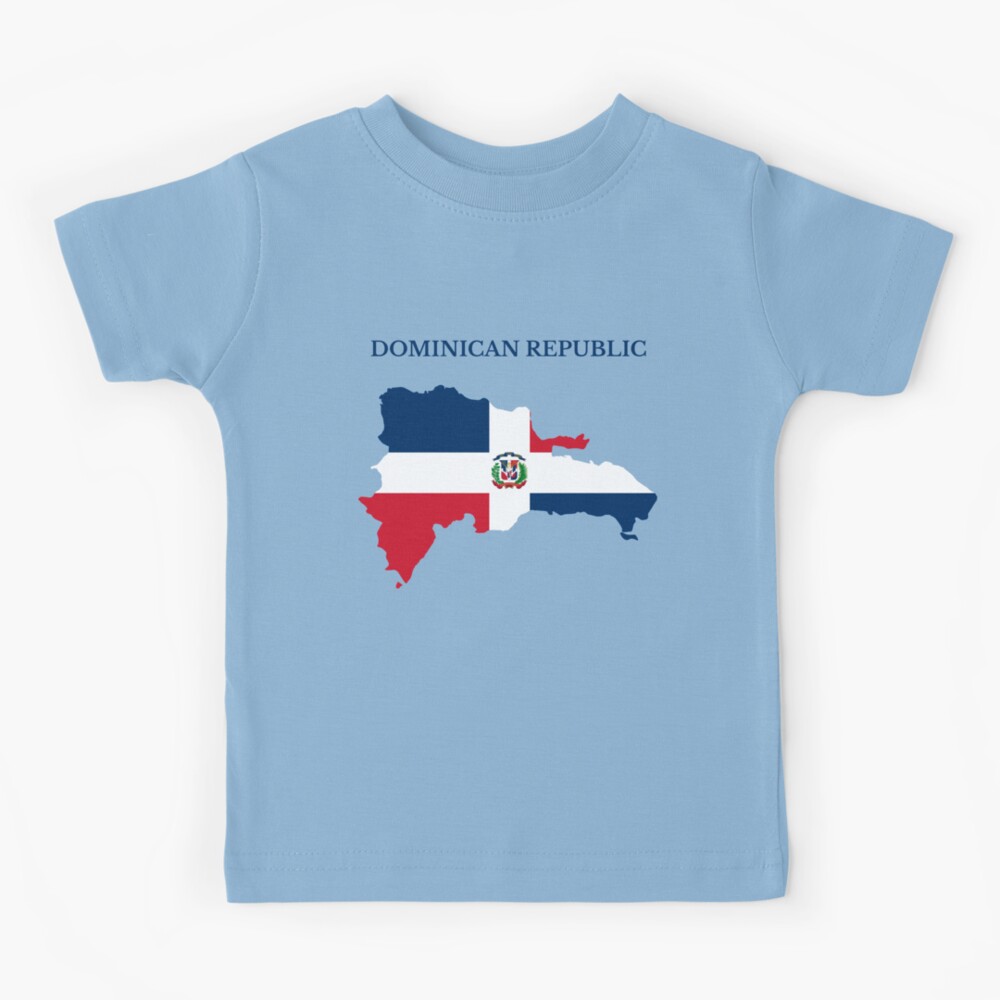 Dominican Republic flag - white t shirt holiday top design mens womens kids  baby