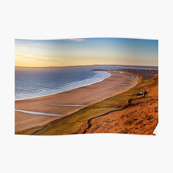 "Llangennith and Burry Holms, Gower" Poster for Sale by dasantillo