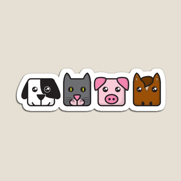 NBAR Animals Magnet