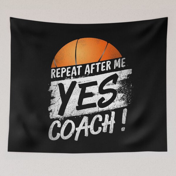 Item preview, Repeat After me Yes Coach Basketball Shirt for Men Women Boys Girls Kids Sports Lover Gift designed and sold by LiqueGifts.