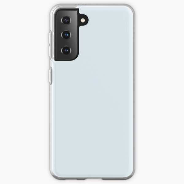 INNOCENCE - QUIETUDE LIGHT BLUE GREY - LIGHT BLUE GRAY - OVER 100 SHADES OF GREY AND SILVERS ON OZCUSHIONS Samsung Galaxy Soft Case